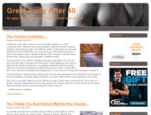 Tablet Screenshot of greatbodyafter40.com